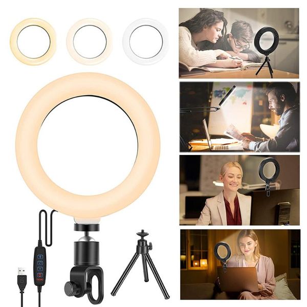 flash heads 6inch mini selfie ring light deskled lamp video with tripod phone clip for live makeup pography studio
flash heads 6inch mini selfie ring light deskled lamp video with tripod phone clip for live makeup pography studio
