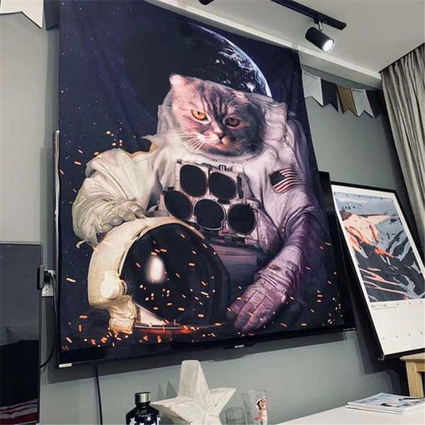 tapestries space astronaut wall hanging tapestry moon starry cat hippie mat blanket carpet cover tapiz decorative
tapestries space astronaut wall hanging tapestry moon starry cat hippie mat blanket carpet cover tapiz decorative