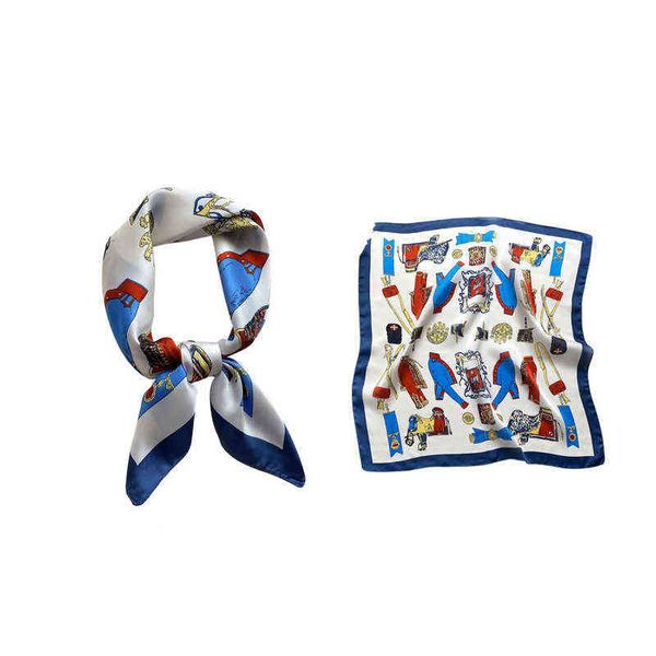 scarves spring 70 printed square simulation thin korean women's fashion silk scarf, Blue;gray
scarves spring 70 printed square simulation thin korean women's fashion silk scarf, Blue;gray