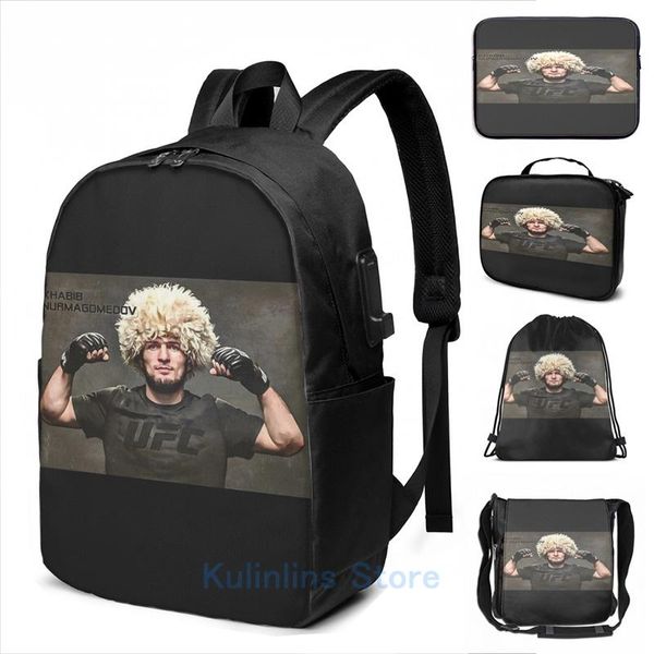 backpack funny graphic print khabib nurmagomedov usb charge men school bags women bag travel laptop
backpack funny graphic print khabib nurmagomedov usb charge men school bags women bag travel laptop