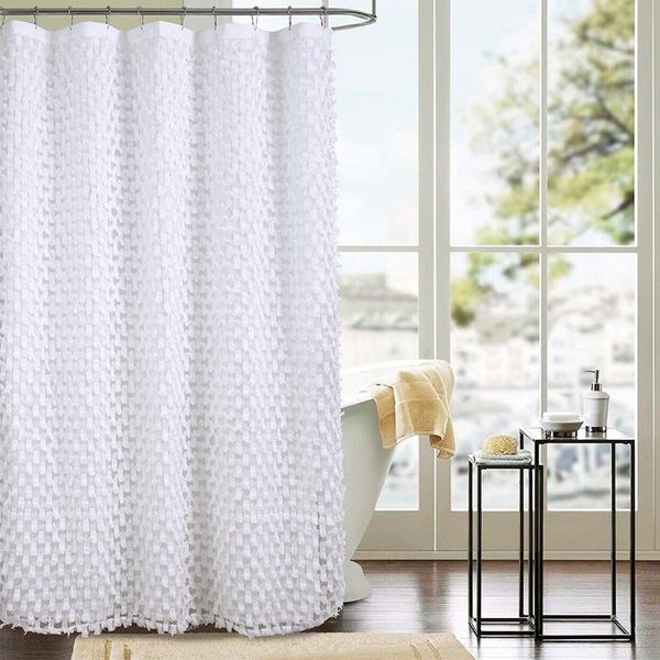 shower curtains 1pc white lace curtain with hooks mildew proof for bath bathroom accessaries 180x180cm
shower curtains 1pc white lace curtain with hooks mildew proof for bath bathroom accessaries 180x180cm