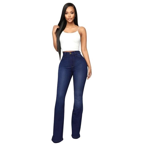 women's jeans korean retro skinny straight flared pants high waist pocket wide leg button trousers, Blue
women's jeans korean retro skinny straight flared pants high waist pocket wide leg button trousers, Blue