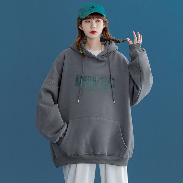 street coat edition spring autumn thin hooded loose fashion american high women's and sweater, Black
street coat edition spring autumn thin hooded loose fashion american high women's and sweater, Black