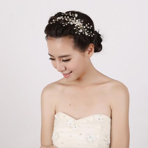 hair clips & barrettes handmade bridal comb crystal simulated pearl wedding accessories party pieces my278, Golden;silver
hair clips & barrettes handmade bridal comb crystal simulated pearl wedding accessories party pieces my278, Golden;silver