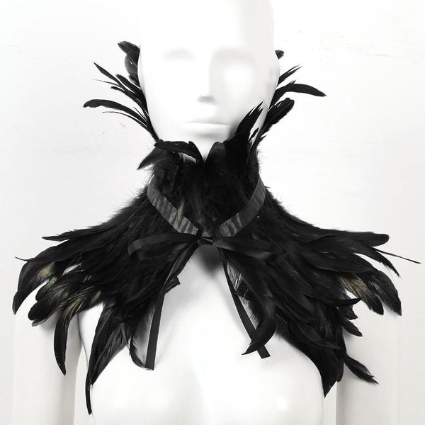 scarves women's gothic victorian natural dyed rooster feather collar choker wrap cape carnival rave party halloween costume accessories, Blue;gray
scarves women's gothic victorian natural dyed rooster feather collar choker wrap cape carnival rave party halloween costume accessories, Blue;gray