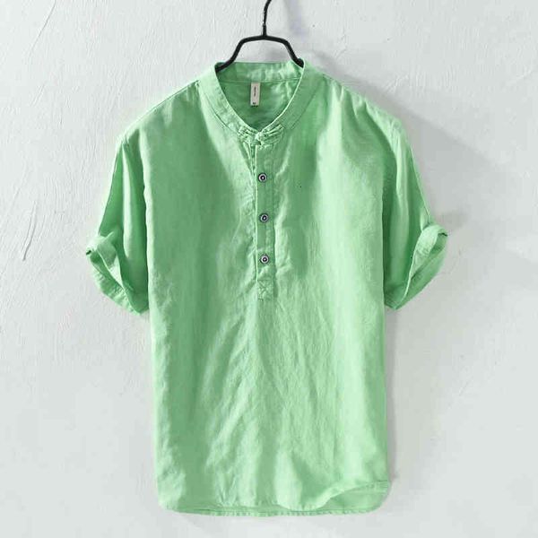 men's t-shirts cotton and linen brand shirt summer green t-shirt for men stand collar breathable t shirts male solid tshirt mens camise, White;black
men's t-shirts cotton and linen brand shirt summer green t-shirt for men stand collar breathable t shirts male solid tshirt mens camise, White;black