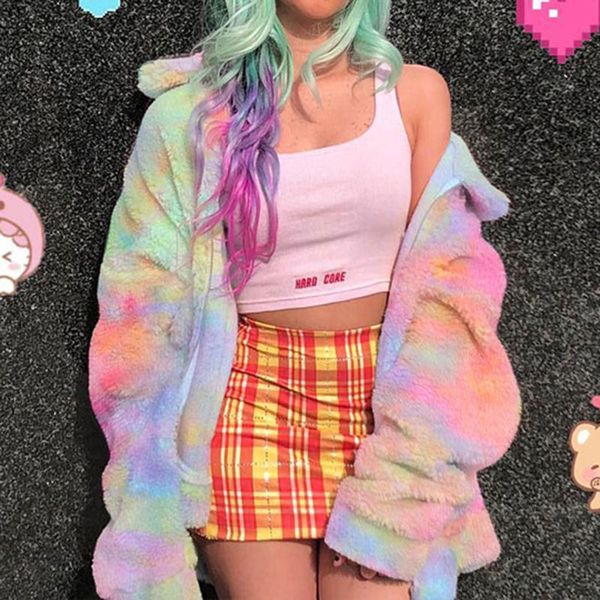 winter tie dye pink coat women casual loose turn down collar jacket streetwear warm soft autumn female overcoat women's jackets, Black;brown
winter tie dye pink coat women casual loose turn down collar jacket streetwear warm soft autumn female overcoat women's jackets, Black;brown