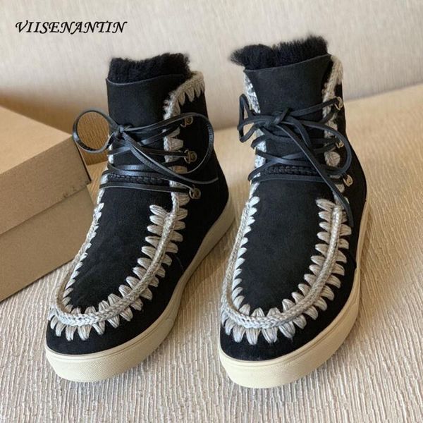 boots 2021 retro embroider short woman snow wool lining plus velvet warm comfortable waterproof flat winter, Black
boots 2021 retro embroider short woman snow wool lining plus velvet warm comfortable waterproof flat winter, Black