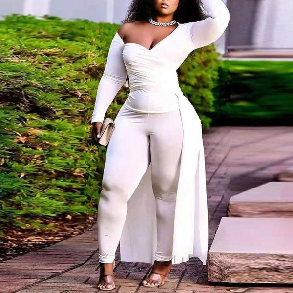 plus size tracksuits zjfzml zz women clothing two piece suit one shoulder long sleeve irregular and sheath pant drop wholesale, Black
plus size tracksuits zjfzml zz women clothing two piece suit one shoulder long sleeve irregular and sheath pant drop wholesale, Black