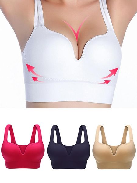 bras for women underwear plus size lingerie solid bra seamless push up cotton bralette brassiere wireless sports vest, Red;black
bras for women underwear plus size lingerie solid bra seamless push up cotton bralette brassiere wireless sports vest, Red;black