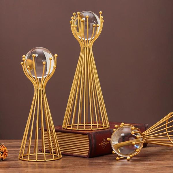 novelty items nordic style vertical stand crystal ball decorative ornaments geometric abstract golden flowers metal light luxury furnishings
novelty items nordic style vertical stand crystal ball decorative ornaments geometric abstract golden flowers metal light luxury furnishings