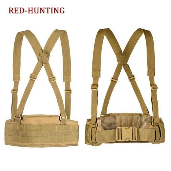 tactical belt molle with h-shaped military suspenders adjustable cummerbund nylon waist padded support, Black;gray
tactical belt molle with h-shaped military suspenders adjustable cummerbund nylon waist padded support, Black;gray