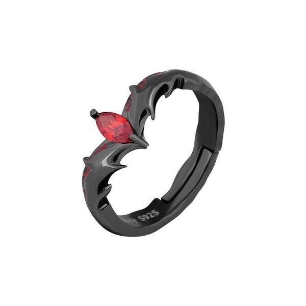 cluster rings anime devil ring 925 silver zircon cosplay daily gift fashion men's halloween metal christmas, Golden;silver 
cluster rings anime devil ring 925 silver zircon cosplay daily gift fashion men's halloween metal christmas, Golden;silver