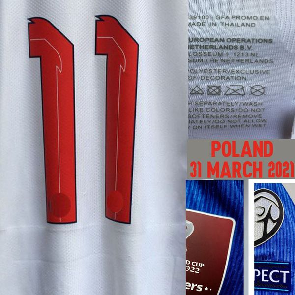 2021 match worn jersey player issue shirt sterling maguire mount foden kane with game matchdetails american college football wear, Black
2021 match worn jersey player issue shirt sterling maguire mount foden kane with game matchdetails american college football wear, Black