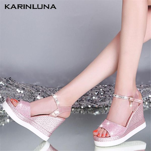dress shoes karin 2021 arrivals women sandals high wedges peep toe platform crystal pumps summer casual woman, Black
dress shoes karin 2021 arrivals women sandals high wedges peep toe platform crystal pumps summer casual woman, Black