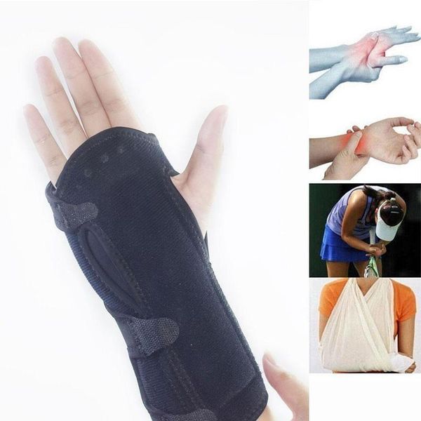 steel plate support wrist adjustable arthritis sprain carpal tunnel splint wrapped with sports accessories, Black;red
steel plate support wrist adjustable arthritis sprain carpal tunnel splint wrapped with sports accessories, Black;red