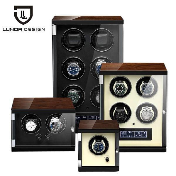 watch boxes & cases automatic wooden winder box accessories display mechanical rotating uhrenbeweger for men, Black;blue
watch boxes & cases automatic wooden winder box accessories display mechanical rotating uhrenbeweger for men, Black;blue
