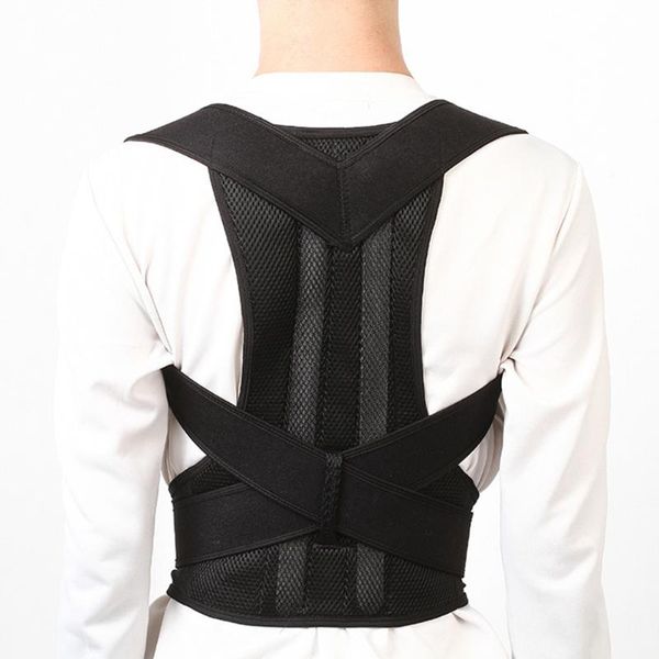 male female adjustable magnetic posture corrector corset back brace belt lumbar spine support vest s-xxl, Black;blue
male female adjustable magnetic posture corrector corset back brace belt lumbar spine support vest s-xxl, Black;blue