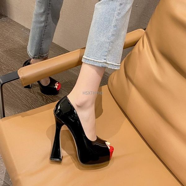 dress shoes fashion peep toe black color high heels woman thin heel female pumps slip-on wedding party platform
dress shoes fashion peep toe black color high heels woman thin heel female pumps slip-on wedding party platform