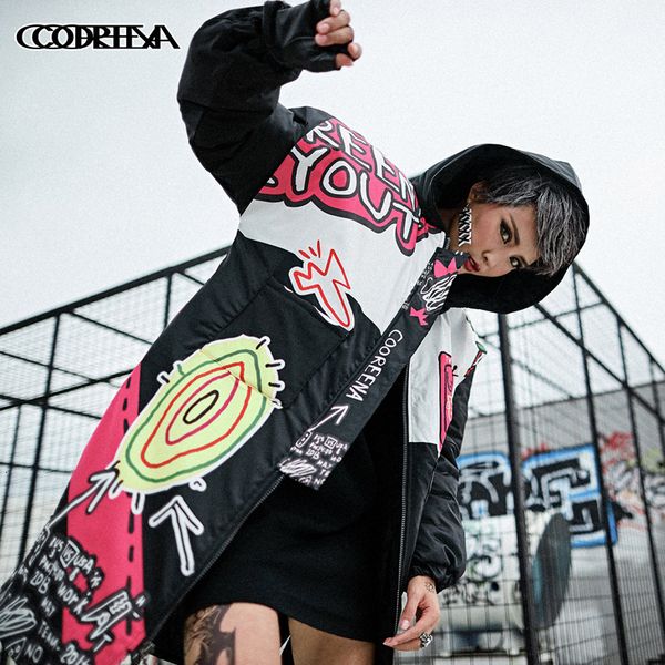 down autumn and winter clothing women's cotton coat hooded warm korean version of the big size tide card, Black
down autumn and winter clothing women's cotton coat hooded warm korean version of the big size tide card, Black