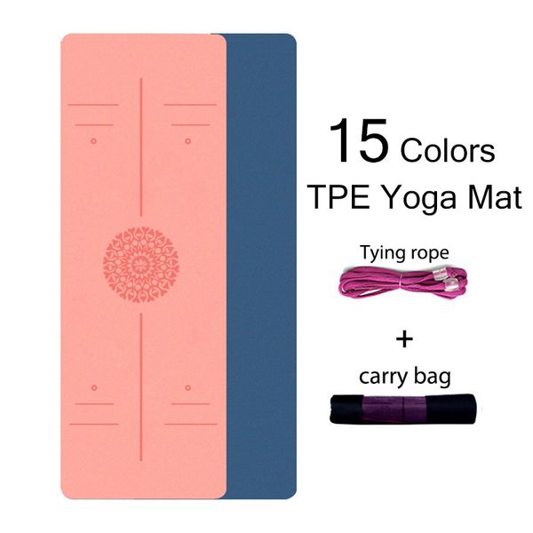 tpe 6mm beginner non-slip mat yoga sports exercise pad with position line for home fitness gymnastics pilates mats
tpe 6mm beginner non-slip mat yoga sports exercise pad with position line for home fitness gymnastics pilates mats