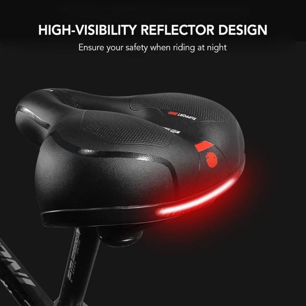 bike saddles thicken mtb seat hollow breathable bicycle saddle waterproof dual shockproof soft foam cycling cushion
bike saddles thicken mtb seat hollow breathable bicycle saddle waterproof dual shockproof soft foam cycling cushion