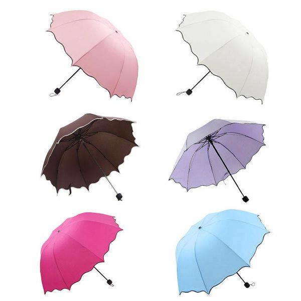 umbrellas flouncing folding lotus leaves princess dome parasol sun/rain umbrella plain a1
umbrellas flouncing folding lotus leaves princess dome parasol sun/rain umbrella plain a1