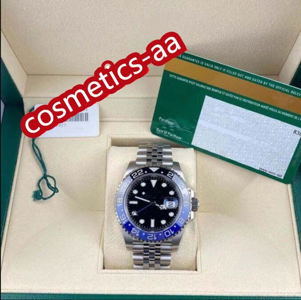 bp factory gmt ii mens watches 126710 40mm black dial silver jubilee stainless steel bracelet calendar mechanical automatic waterproof 2813, Slivery;brown
bp factory gmt ii mens watches 126710 40mm black dial silver jubilee stainless steel bracelet calendar mechanical automatic waterproof 2813, Slivery;brown