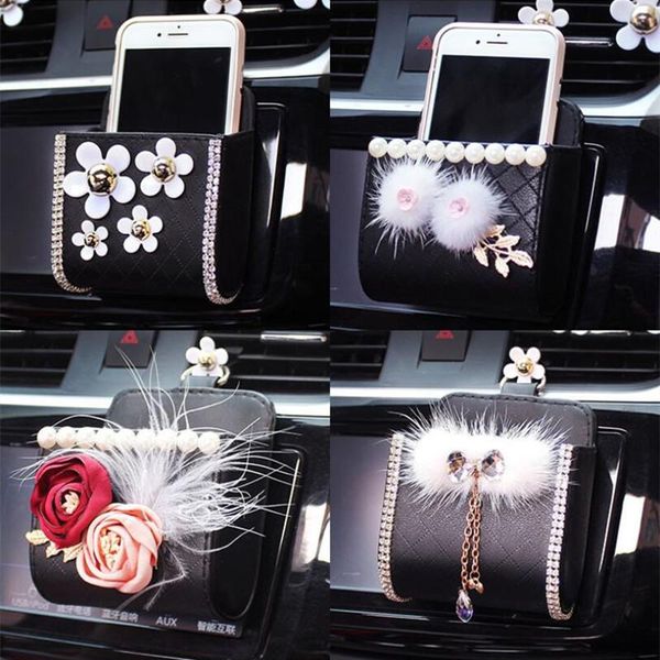 car organizer diamond storage box small daisy mobile phone bag multifunctional female air fresher
car organizer diamond storage box small daisy mobile phone bag multifunctional female air fresher