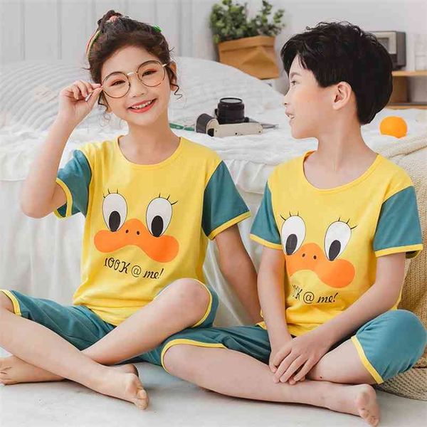 kids boys girls clothes inflant baby pajamas summer short sleeved pyjamas set cartoon animal nightwear suit children's sleepwear 210915, Blue;red
kids boys girls clothes inflant baby pajamas summer short sleeved pyjamas set cartoon animal nightwear suit children's sleepwear 210915, Blue;red