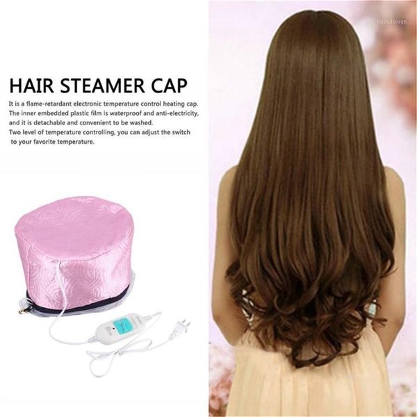 women hair steamer cap dryers thermal treatment hat beauty spa nourishing styling electric care heating us plug caps & hats1, Yellow
women hair steamer cap dryers thermal treatment hat beauty spa nourishing styling electric care heating us plug caps & hats1, Yellow
