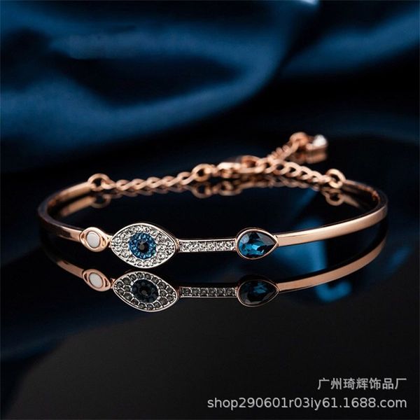 shi family adopts swarovski element crystal eye necklace bracelet ring earring devil's eye suit female, Black
shi family adopts swarovski element crystal eye necklace bracelet ring earring devil's eye suit female, Black