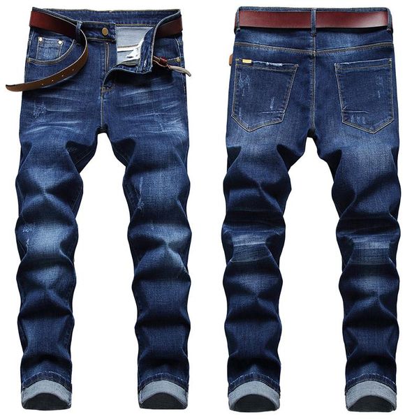 men's jeans mens casual slim fit stretch straight denim pants cotton blue long trousers
men's jeans mens casual slim fit stretch straight denim pants cotton blue long trousers