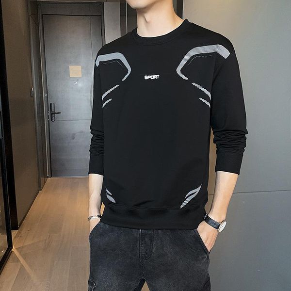 men's t-shirts of 2021 the fleece man spring section han edition leisure sets fashion round neck long sleeve t-shirt, White;black
men's t-shirts of 2021 the fleece man spring section han edition leisure sets fashion round neck long sleeve t-shirt, White;black