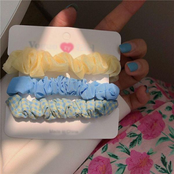 hair accessories 3pcs/set summer floral plaid scrunchies for women girls elastic rubber bands sweet pontail ties
hair accessories 3pcs/set summer floral plaid scrunchies for women girls elastic rubber bands sweet pontail ties