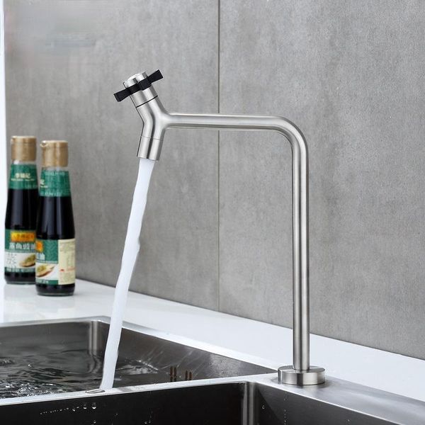 bathroom 304 stainless steel kitchen single cold faucet wash basin sink personalized faucets
bathroom 304 stainless steel kitchen single cold faucet wash basin sink personalized faucets
