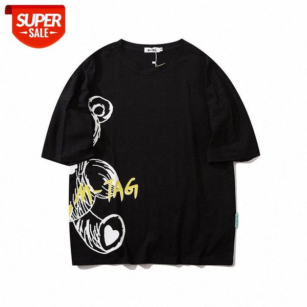 american high street multicolor printed t-shirt loose oversize bear graffiti print short-sleeved tee men and women #x01e, White;black
american high street multicolor printed t-shirt loose oversize bear graffiti print short-sleeved tee men and women #x01e, White;black