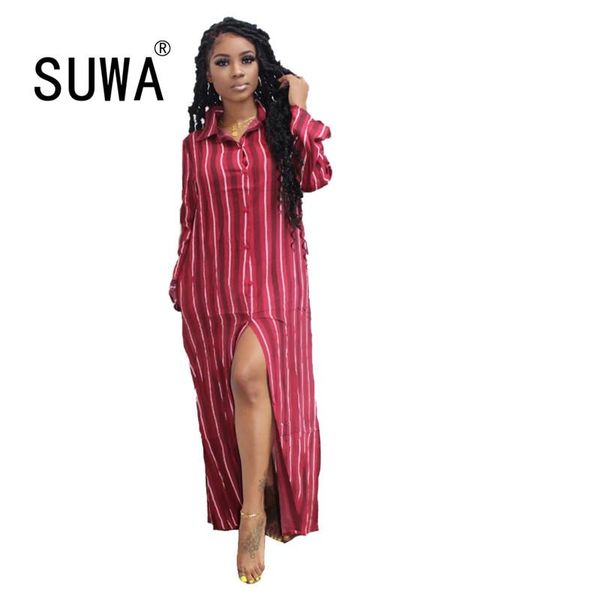 casual dresses young special 2021 summer lady 2 colors striped ankle-length dress full sleeve singer breasted vent, Black;gray
casual dresses young special 2021 summer lady 2 colors striped ankle-length dress full sleeve singer breasted vent, Black;gray
