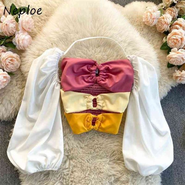 panelled hollow out strapless women blouse chic detachable puff sleeve femme blusas spring fashion shirts 210422, White
panelled hollow out strapless women blouse chic detachable puff sleeve femme blusas spring fashion shirts 210422, White