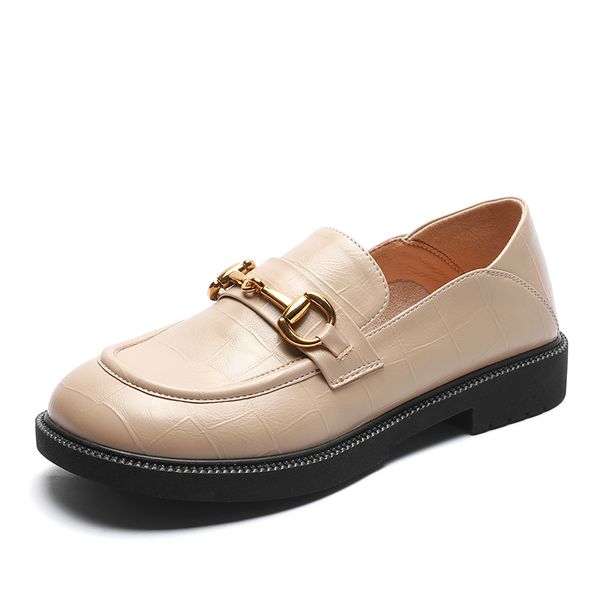 Spring Women Flats Shoes Genuel Leather Round Toe Woman Loafers Shoes Simple Daily Vacation Shoes Footwear slip on Work Heels, Apricot
Spring Women Flats Shoes Genuel Leather Round Toe Woman Loafers Shoes Simple Daily Vacation Shoes Footwear slip on Work Heels, Apricot