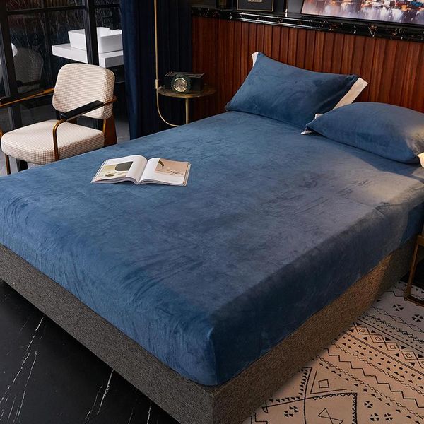 sheets & sets bed linens queen king size winter soft mattress cover on an elastic band four corners fitted sheet bedclothes with case
sheets & sets bed linens queen king size winter soft mattress cover on an elastic band four corners fitted sheet bedclothes with case