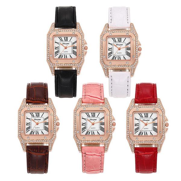 wristwatches brand women watches luxury bracelet watch roman date rhinestone ladies clock femme c240, Slivery;brown
wristwatches brand women watches luxury bracelet watch roman date rhinestone ladies clock femme c240, Slivery;brown