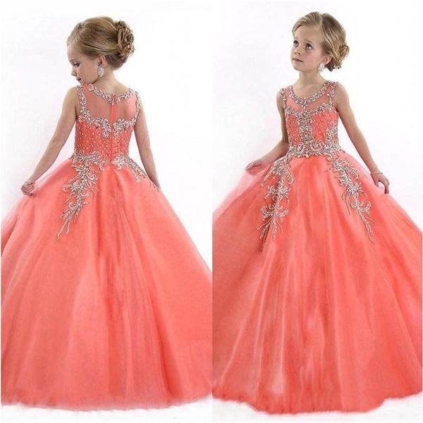 o-neck beaded sequins crystal flower girls dresses pageant birthday christmas wedding party events kids formal wear girl's, Red;yellow
o-neck beaded sequins crystal flower girls dresses pageant birthday christmas wedding party events kids formal wear girl's, Red;yellow