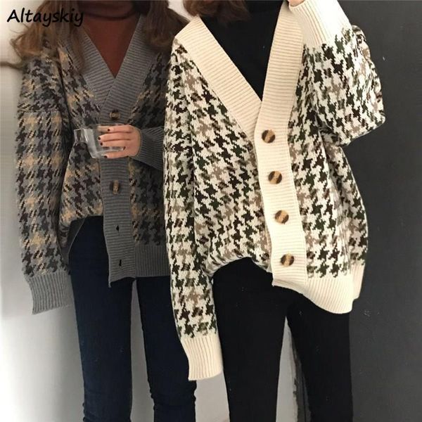 women's knits & tees cardigan women vintage geometric v-neck knitted sweaters girls elegant ulzzang single breasted loose trendy leisur, White
women's knits & tees cardigan women vintage geometric v-neck knitted sweaters girls elegant ulzzang single breasted loose trendy leisur, White
