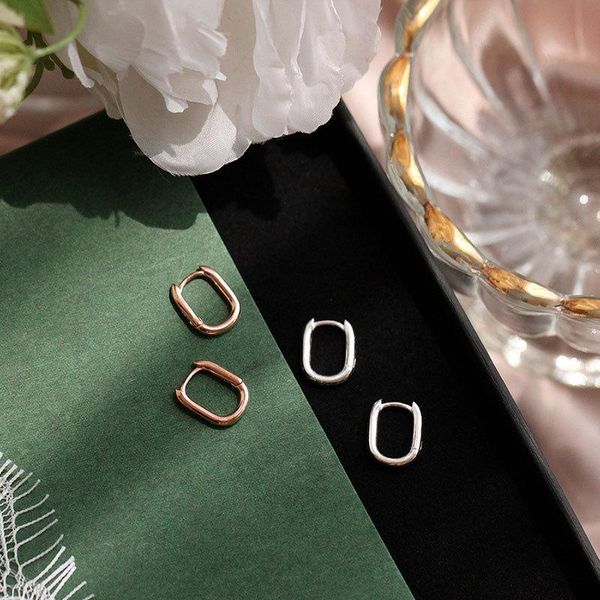 stud s925 sterling silver simple style u-shaped earrings geometric lines oval minimalist personalized ear buckles, Golden;silver
stud s925 sterling silver simple style u-shaped earrings geometric lines oval minimalist personalized ear buckles, Golden;silver