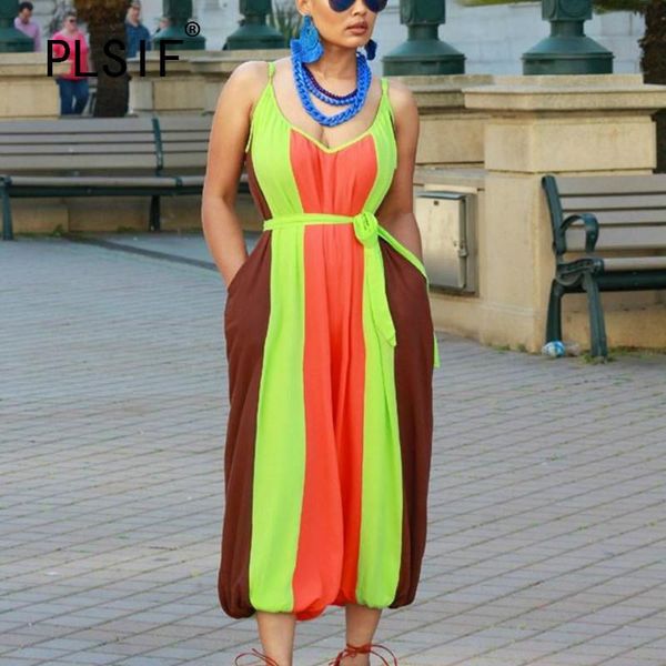 women's jumpsuits & rompers 2021 summer elegant suspenders with rainbow stripes jumpsuit loose show thin beach style lady fashion, Black;white
women's jumpsuits & rompers 2021 summer elegant suspenders with rainbow stripes jumpsuit loose show thin beach style lady fashion, Black;white