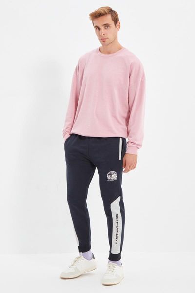 running pants trendyol men 's regular fit printed rubber trotting sweatpants tmnaw22ea0255, Black;blue
running pants trendyol men 's regular fit printed rubber trotting sweatpants tmnaw22ea0255, Black;blue