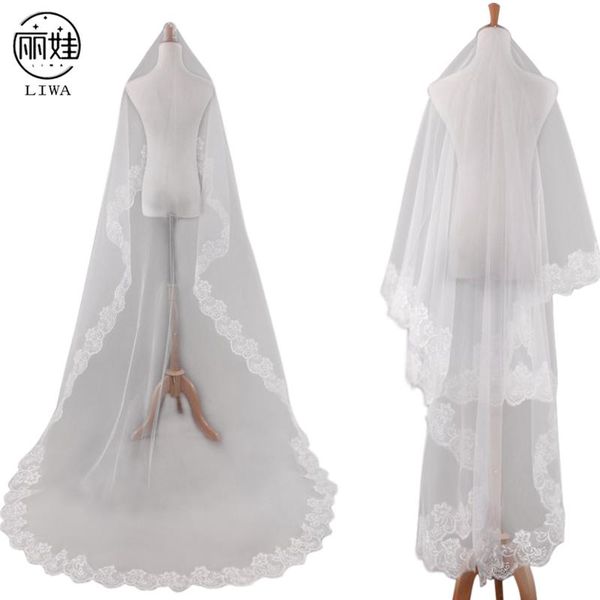 bridal veils wedding veil long of white lace cathedral edge veu de noiva longo com renda bv275, Black
bridal veils wedding veil long of white lace cathedral edge veu de noiva longo com renda bv275, Black