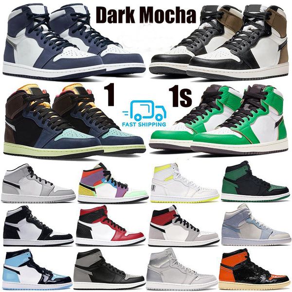 mens 1 1s high dark mocha midnight navy basketball shoes mid light smoke grey twist chicago bred toe sneakers women sports trainers
mens 1 1s high dark mocha midnight navy basketball shoes mid light smoke grey twist chicago bred toe sneakers women sports trainers