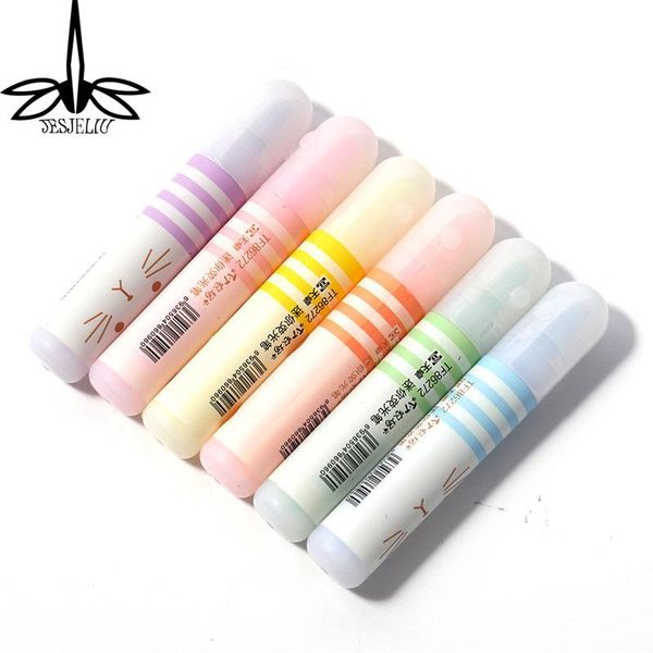 highlighters 6pcs/set animals panda cat mini highlighter paint marker pen drawing liquid chalk stationery school office supply, Black;red
highlighters 6pcs/set animals panda cat mini highlighter paint marker pen drawing liquid chalk stationery school office supply, Black;red